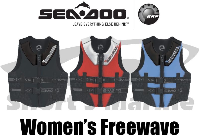 Brand New BRP Sea Doo Neoprene Womens Freewave Life Jacket Vest PFD 