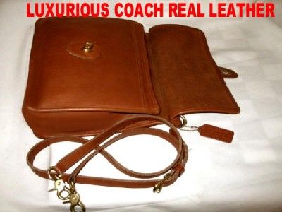   COACH WILLIS HANDBAG MESSENGER BRITISH TAN LEATHER w POCKETS BRIEFCASE