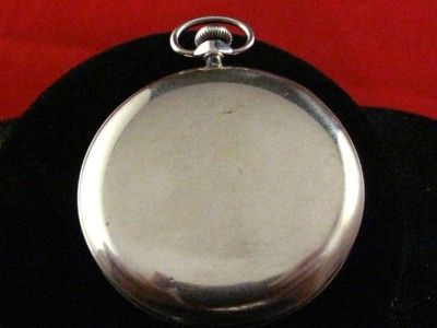 VINTAGE 12S HAMPDEN 17J POCKETWATCH GRADE 307 RUNNING  