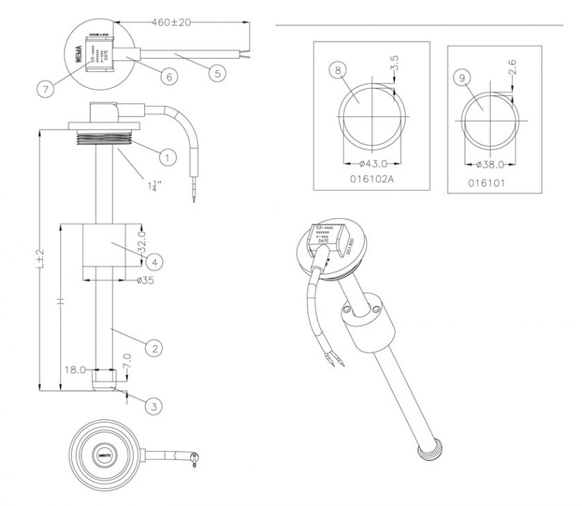   structure and from 4 inches every half inch will be a standard length