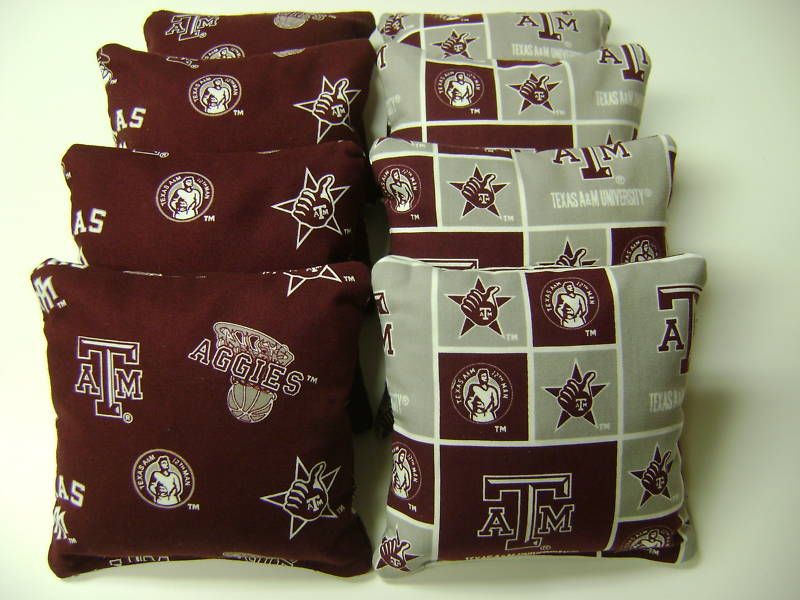 CORNHOLE BEAN BAG BAGGO CORN HOLE TEXAS A&M AGGIES  