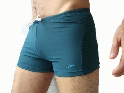 Speedo Mens Swimming Shorts Swimsuit Dark Green M 28 30  