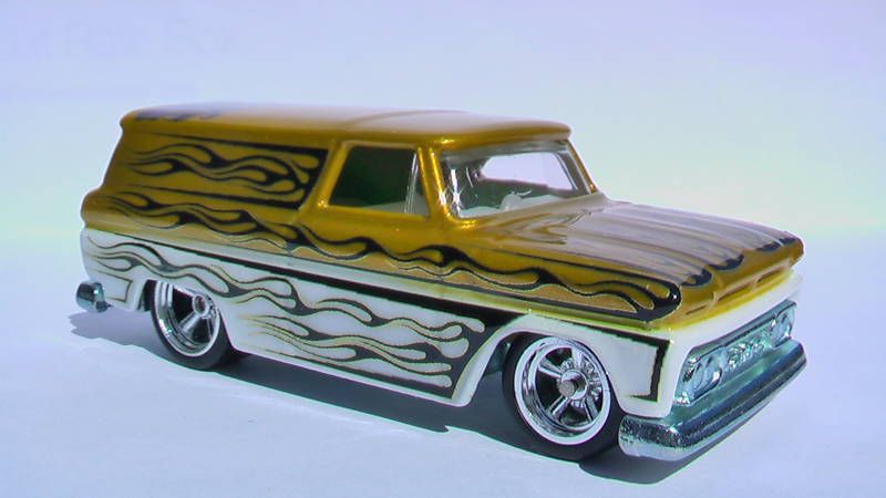 HW 64 GMC PANEL LOS ANGELES 2010 NEW MINT METALLIC GOL  