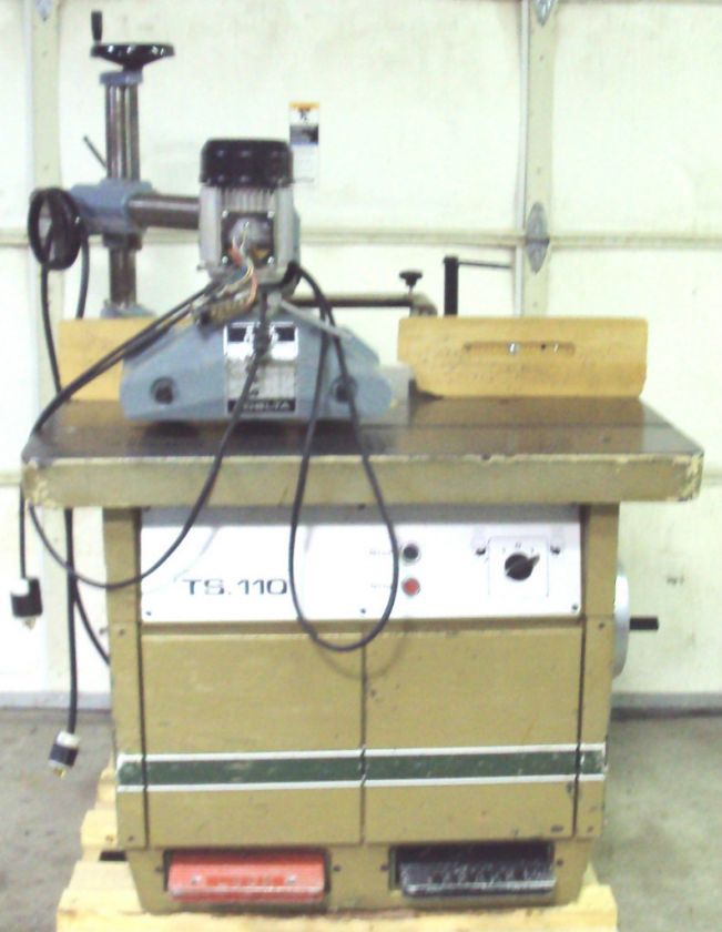 Powermatic TS110, 7.5HP HD Shaper, 1 Spindle Dia., Delta 1HP Feeder 