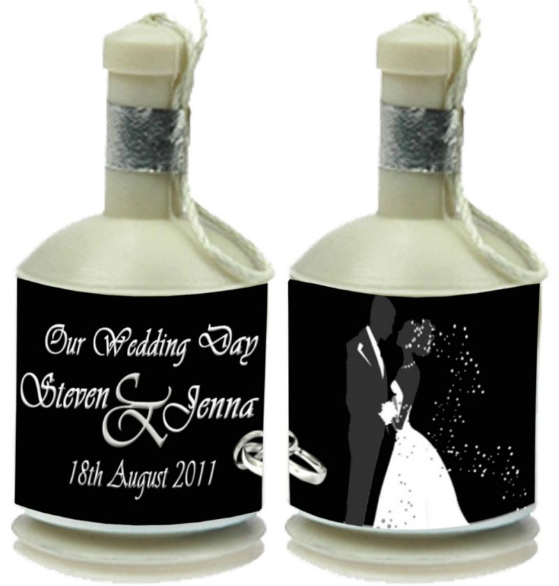 20 Personalised New Wedding Party Popper Wrappers  