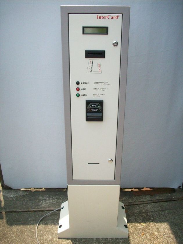 INTERCARD KVA 7400 STORED VALUE CARD VENDING MACHINE  