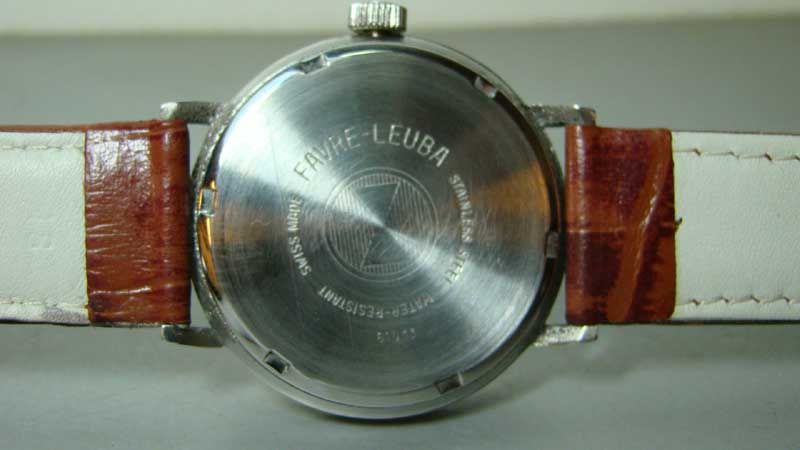 VINTAGE FAVRE LEUBA SEA CHIEF GENEVE WINDING MENS WRIST WATCH OLD USED 