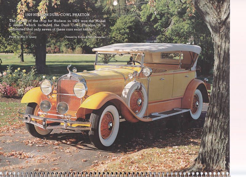 1929 Hudson Dual Cowl Phaeton (CC)  