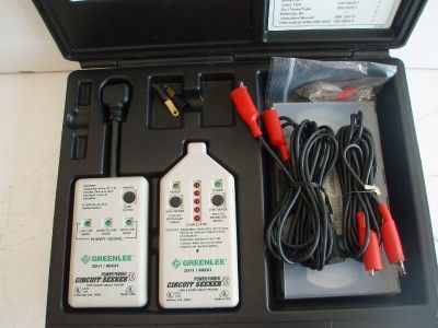 GREENLEE 2011 CIRCUIT TRACER SEEKER POWER FINDER 2011/00521  