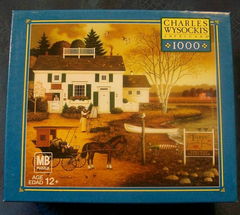 Charles Wysocki Puzzle BIRCH POINT COVE 2005 1000 PC  