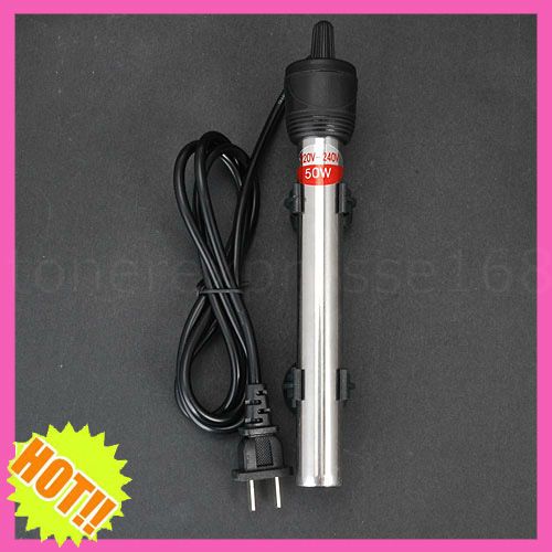 SEA STAR Aquarium Fish Tank Stainless Steel Heater 50W  