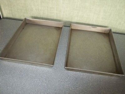 Aluminum Baking Pan LOT Cake Brownie Commercial 2 Pans  