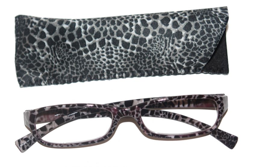 WILD ANIMAL PRINT READING GLASSES EYEGLASSES 1.00 3.50  