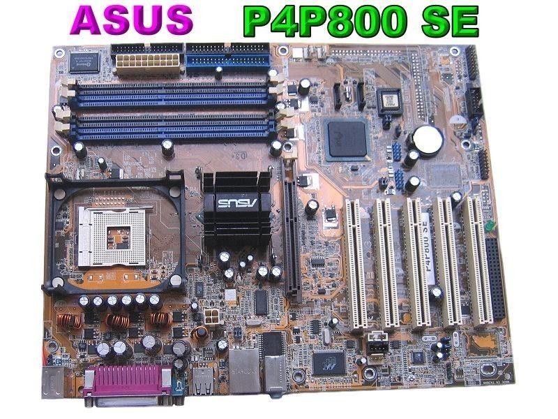 ASUS P4P800 SE 865PE 865 Socket 478 DDR 400 Motherboard  