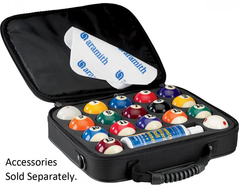   NBC Heavy Duty Vinyl/Nylon Pool/Billiard Ball Set Carrying Case   NEW