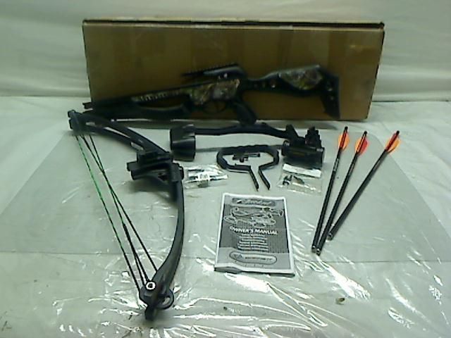 Barnett Jackal Crossbow Package (Quiver , 3   20 Inch Arrows and Red 