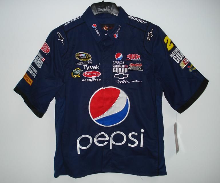 NASCAR JEFF GORDON PEPSI DUPONT PIT CREW SHIRT XL  