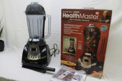   Williams Health Master Juicer Blender Emulsifier Complete healthmaster