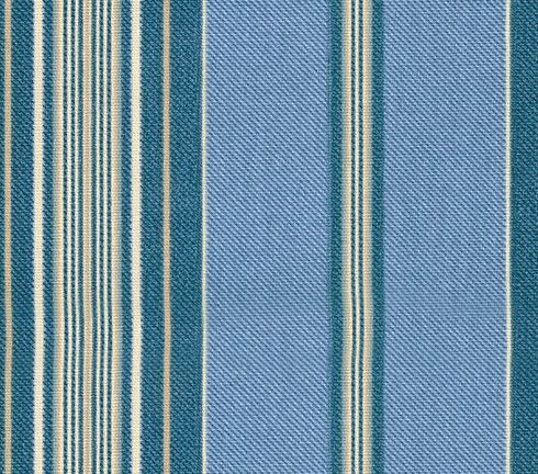 Waverly SEASIDE Stripe Nautical Denim Blue NAVY Stripes  