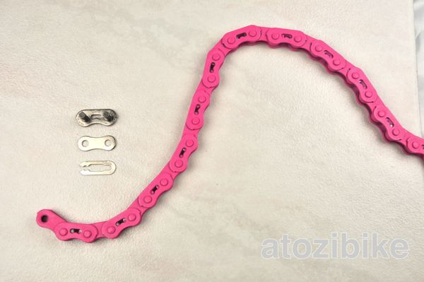 YBN Color Single Speed Bike Chain Fixie BMX Track Pink  