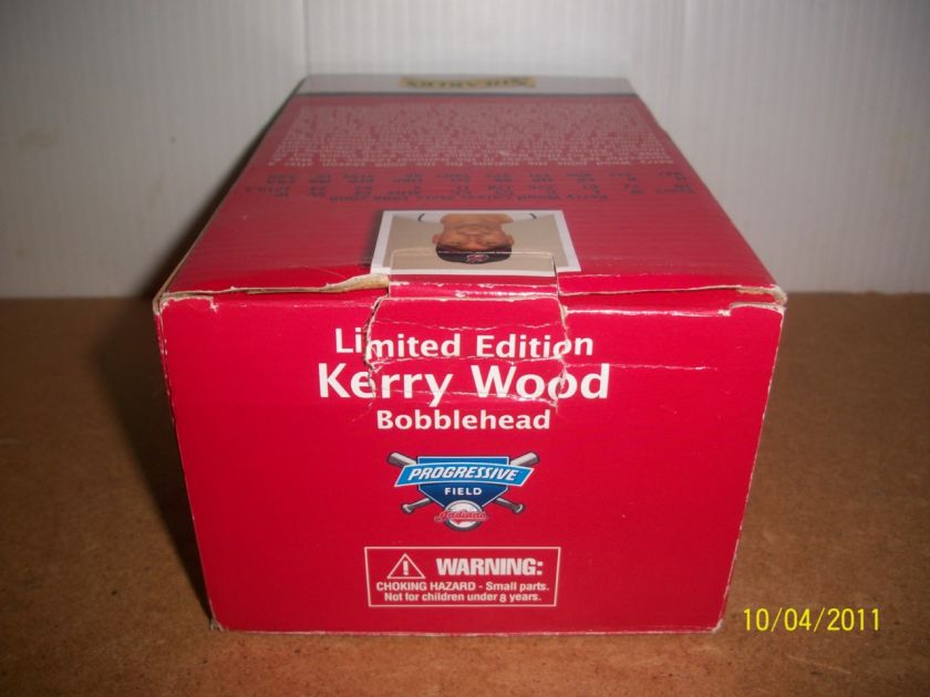   WOOD ~ CLEVELAND INDIANS ~ MLB ~ LIMITED EDITION ~ BOBBLEHEAD ~ 2009