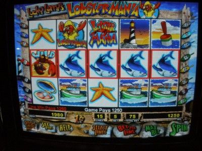 IGT LUCKY LARRY LOBSTERMANIA I GAME VIDEO SLOT MACHINE  