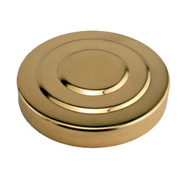 Polished Brass Replacement Draft Beer Tower Cap for 3 Diameter Tower 