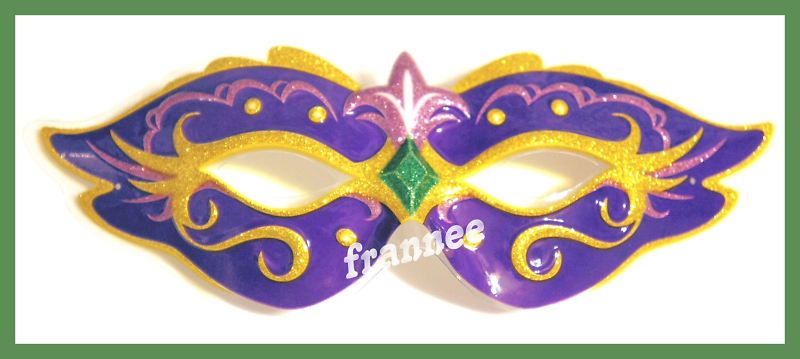 MARDI GRAS PLASTIC CAKE TOPPER BIRTHDAY PARTY  