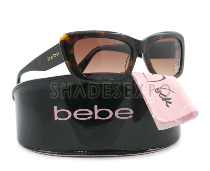 NEW Bebe Sunglasses BB 7033 TORTOISE 001/TORTOISE BELLA DONNA AUTH 