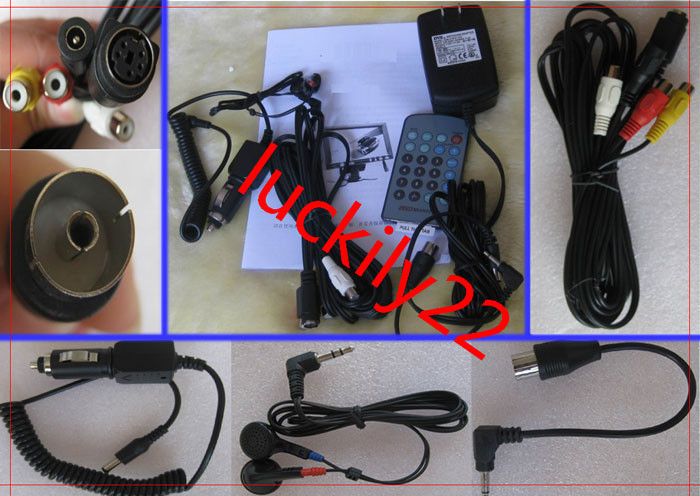 Mini 7 TFT LCD TV Color Monitor,AV,Car Reverse Camera  