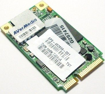 HP DV4 DV5 DV6 DV7 Mini PCIe TV Tuner Card 482899 001  