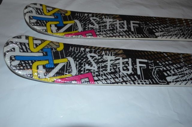 Stuf Hurricane Twin Tip Skis 166cm NEW TT flat skis 166 cm from Europe 