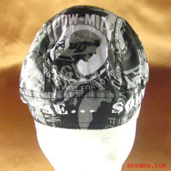 POW MIA BIKER FITTED BANDANA DOO DO DURAG SCARF CAP HAT  