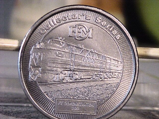 TOKEN COLLECTORS SERIES MODEL RAILROAD PEWTER  