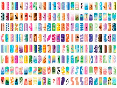  beautiful nail art with its premium airbrush, 480 stencil designs 