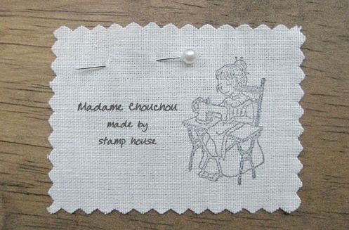 Decorative Stamps Rubber Stamp_Madam chouchou sewing machine  