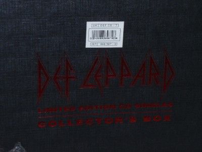 DEF LEPPARD Limited Edition CD Singles UK Collectors Box Lets Get 