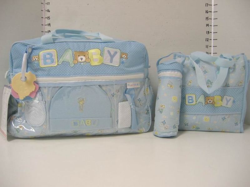 Tier Boy Baby Shower Diaper Cake w/ FREE Bag Gift/Centerpiece/Favor 