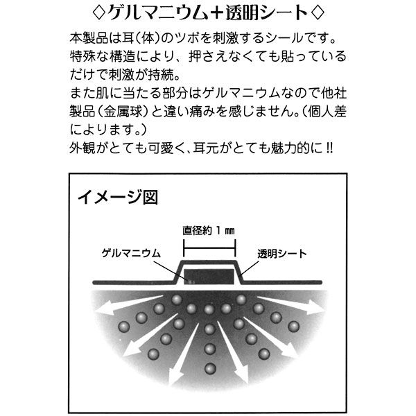 EAR DIET PATCHES GERMANIUM JAPAN ( AURICULOTHERAPY CARE )  