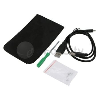   SATA 2.5 HD/HDD HARD DISK/DRIVE ENCLOSURE/ EXTERNAL ALUMINUM CASE