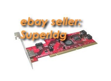 Port (1 eSATA+3 SATA) 3G/s PORT MULTIPLIER PCI X Card  