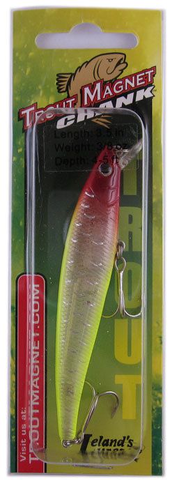 LELANDS FISHING LURE TROUT MAGNET CRANK TMC3.5ZG CLOWN 3.5  10cm 