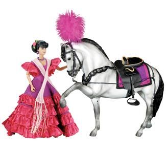 Breyer Spanish Flemenco Dancer and Andalusian Horse NEW  