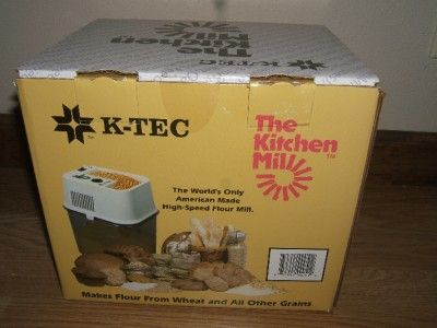   Kitchen Mill High Speed Whole Grain Flour Grinder,Wheat, New  