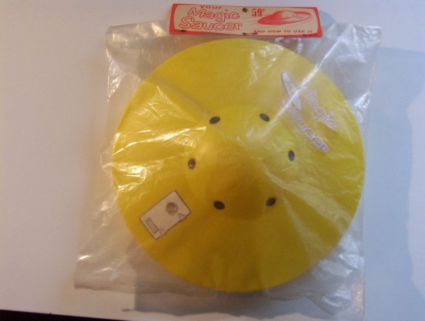 Antique Magic Saucer Frisbee Flying Disc MIP  