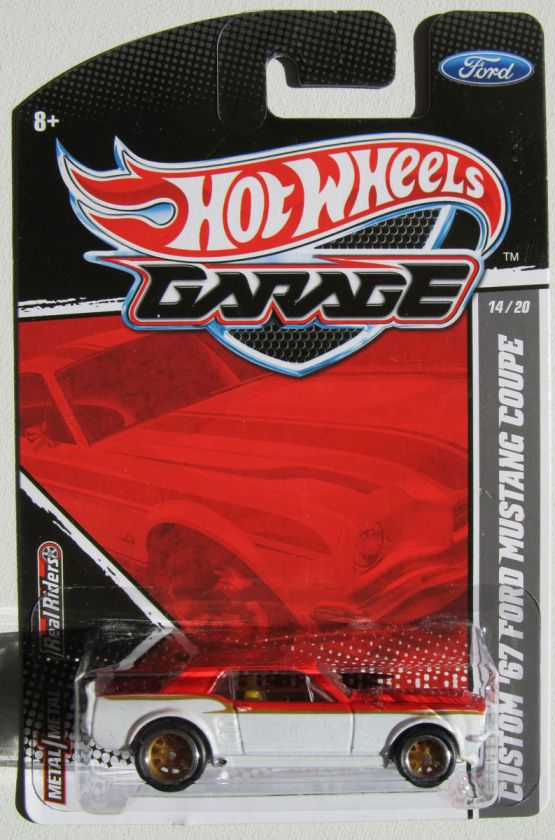 HOT WHEELS GARAGE CUSTOM 67 FORD MUSTANG COUPE #14/20  