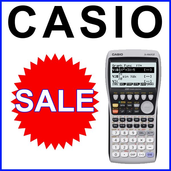 New Casio FX9860G II SD Graphing Calculator FX 9860G II SD  