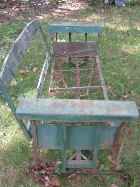   ARCHITECTURAL GARDEN PORCH PATIO YARD ART GLIDER SWING WOOD IRON BENCH