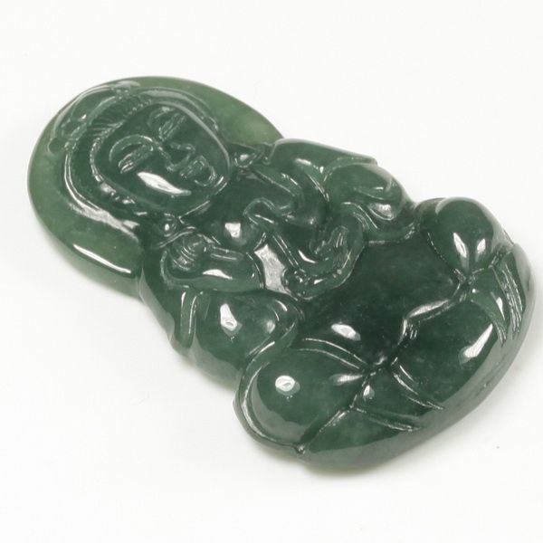 GuanYin green pendant 100% Grade A Jade Jadeite  