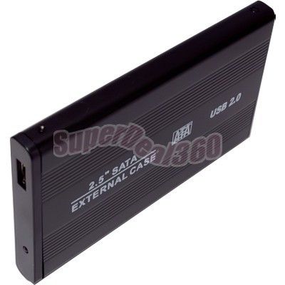 SATA HARD DRIVE NOTEBOOK ENCLOSURE USB 2.0 EXTERNAL  